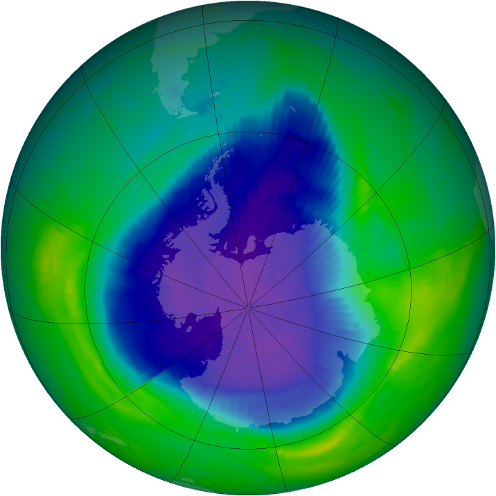 Ozone Map 1990-10-15
